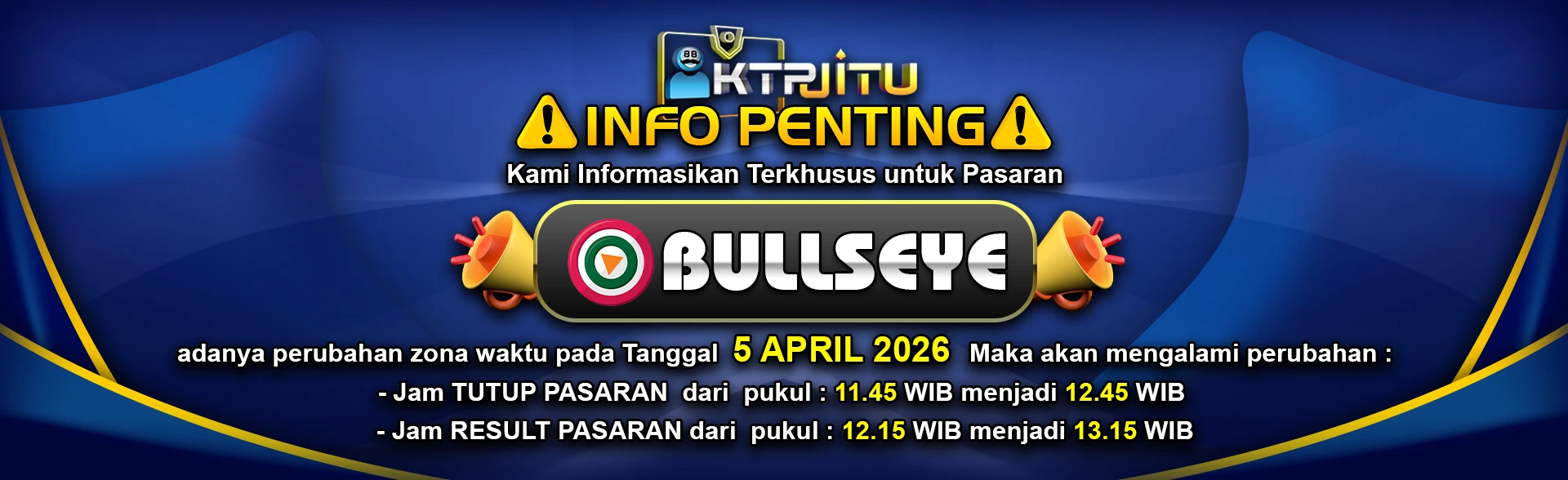 Perubahaan jadwal result